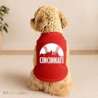 Cincinnati Baseball Skyline Doggie Tank thumb 2