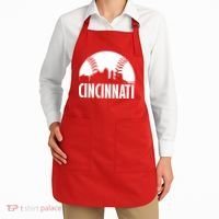 Cincinnati Baseball Skyline Apron thumb 2