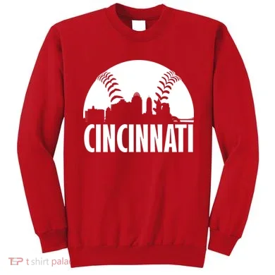 Cincinnati Baseball Skyline Sweatshirt
