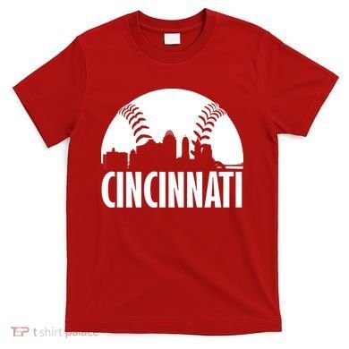 Cincinnati Baseball Skyline T-Shirt
