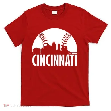 Cincinnati Baseball Skyline T-Shirt