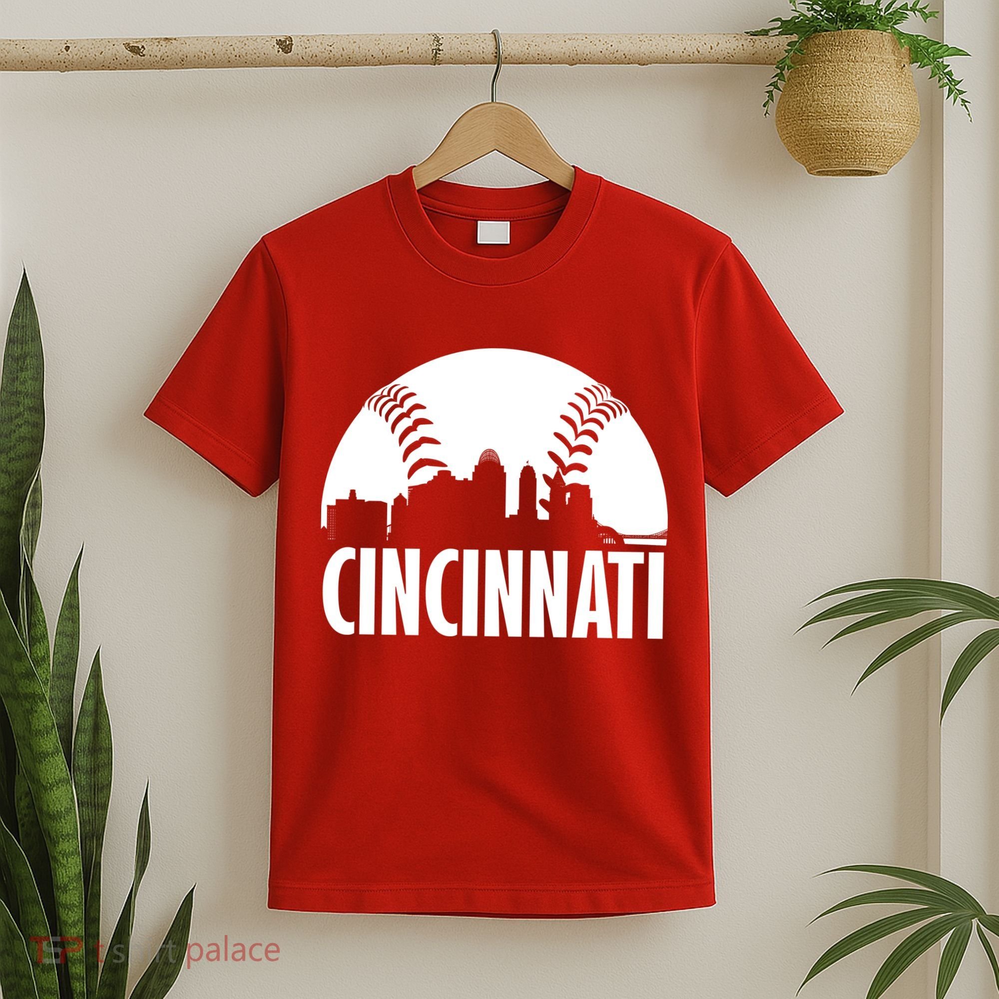 Cincinnati Baseball Skyline T-Shirt
