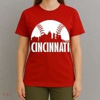 Cincinnati Baseball Skyline T-Shirt thumb 4
