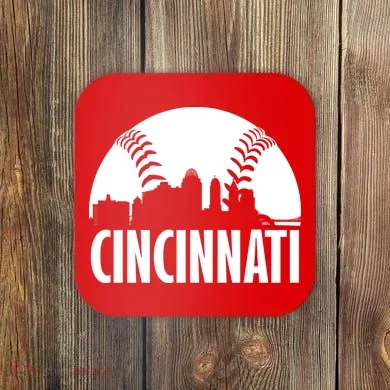 Cincinnati Baseball Skyline Coaster