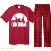 Cincinnati Baseball Skyline Pajama Set thumb 0