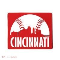 Cincinnati Baseball Skyline Mousepad thumb 0