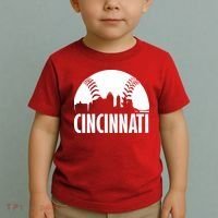 Cincinnati Baseball Skyline Toddler T-Shirt thumb 2