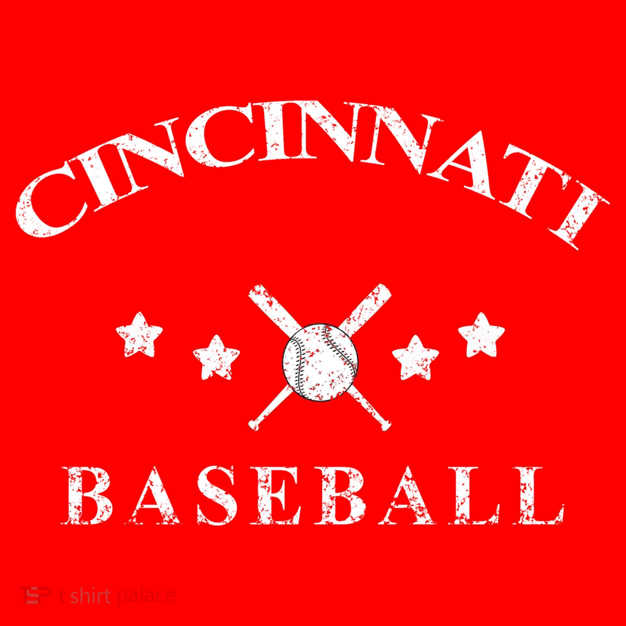 Cincinnati Vintage Baseball Throwback Retro Toddler T-Shirt