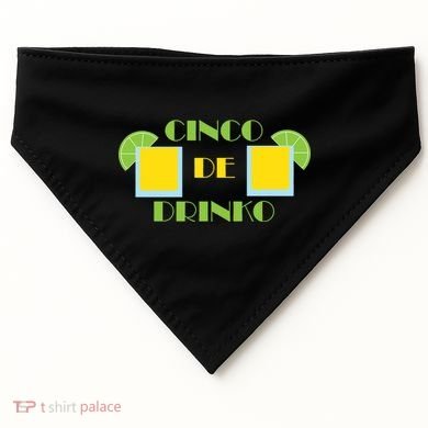 Cinco De Drinko USA-Made Doggie Bandana