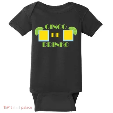 Cinco De Drinko Baby Bodysuit