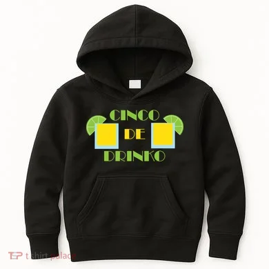 Cinco De Drinko Kids Hoodie
