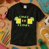 Cinco De Drinko Kids T-Shirt thumb 3