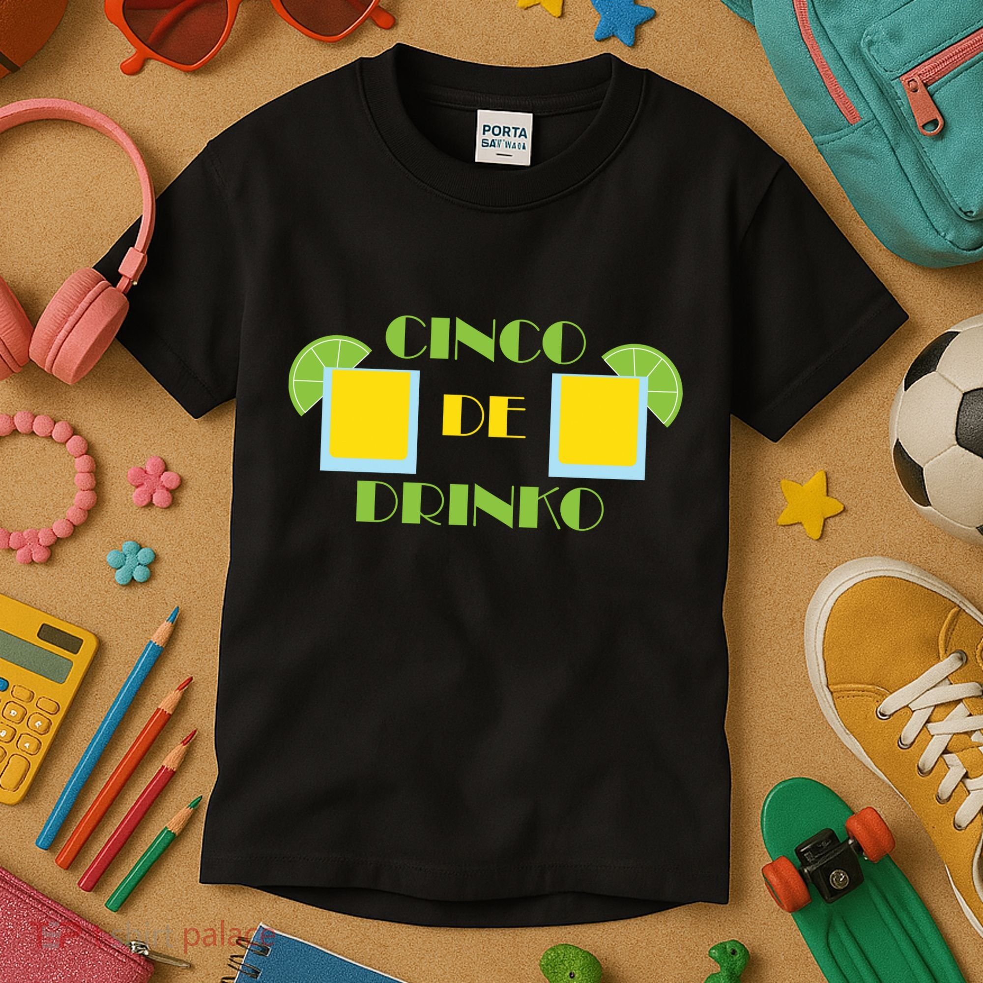 Cinco De Drinko Kids T-Shirt