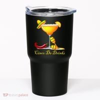 Cinco De Drinko Margarita Mayo Funny Day of the Dead Tumbler thumb 0