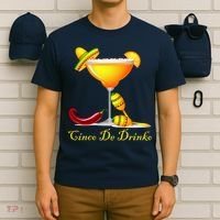 Cinco De Drinko Margarita Mayo Funny Day of the Dead T-Shirt thumb 6