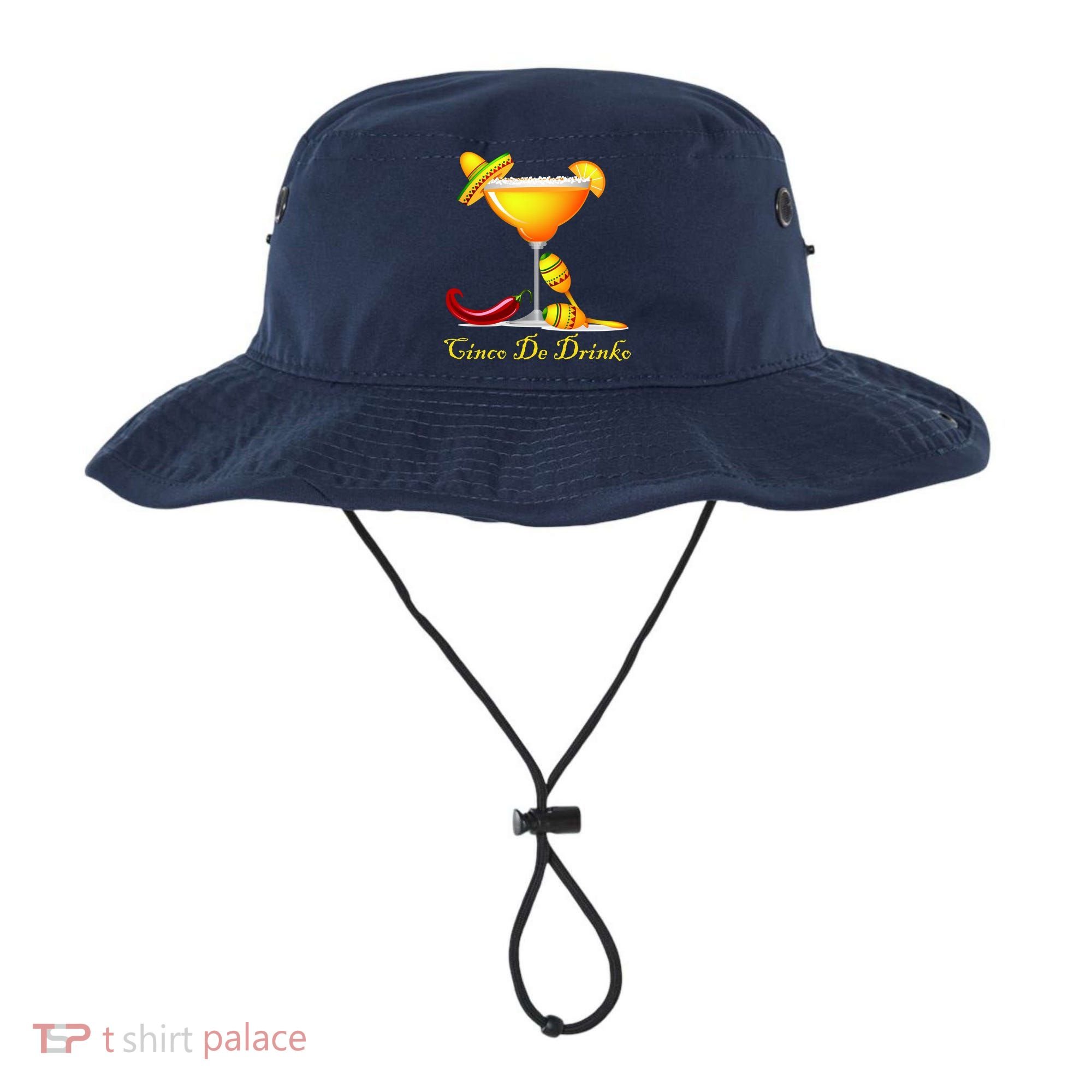 Cinco De Drinko Margarita Mayo Funny Day of the Dead Bucket Hat