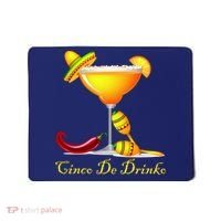 Cinco De Drinko Margarita Mayo Funny Day of the Dead Mousepad thumb 0