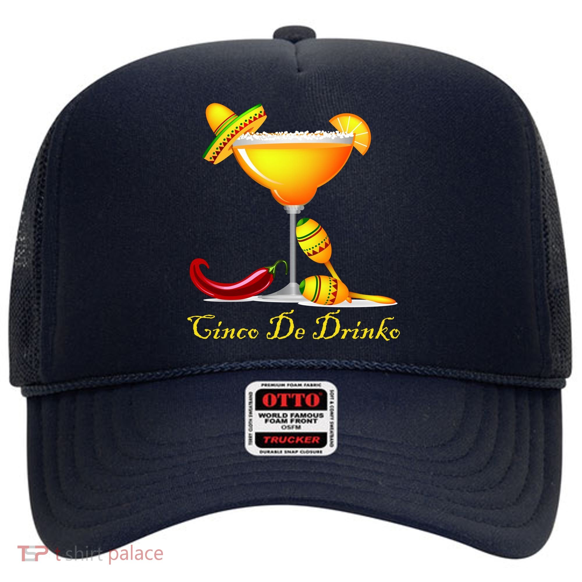 Cinco De Drinko Margarita Mayo Funny Day of the Dead Hat