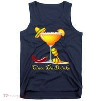 Cinco De Drinko Margarita Mayo Funny Day of the Dead Tank Top thumb 0