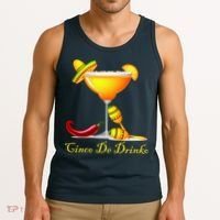 Cinco De Drinko Margarita Mayo Funny Day of the Dead Tank Top thumb 3