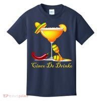 Cinco De Drinko Margarita Mayo Funny Day of the Dead Kids T-Shirt thumb 0
