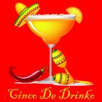 Cinco De Drinko Margarita Mayo Funny Day of the Dead Santa Hat thumb 1