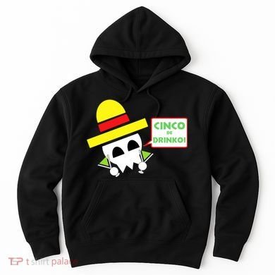 Cinco De Drinko Skull Cinco De Mayo Hoodie