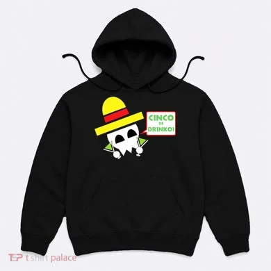 Cinco De Drinko Skull Cinco De Mayo Hoodie
