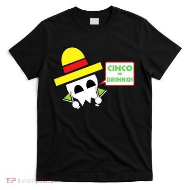 Cinco De Drinko Skull Cinco De Mayo T-Shirt