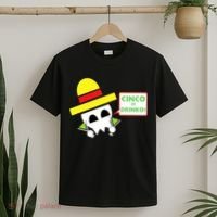 Cinco De Drinko Skull Cinco De Mayo T-Shirt thumb 2