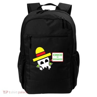 Cinco De Drinko Skull Cinco De Mayo Backpack