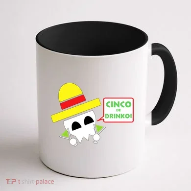 Cinco De Drinko Skull Cinco De Mayo Coffee Mug back