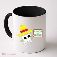 Cinco De Drinko Skull Cinco De Mayo Coffee Mug thumb 0