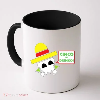 Cinco De Drinko Skull Cinco De Mayo Coffee Mug