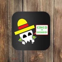 Cinco De Drinko Skull Cinco De Mayo Coaster thumb 0