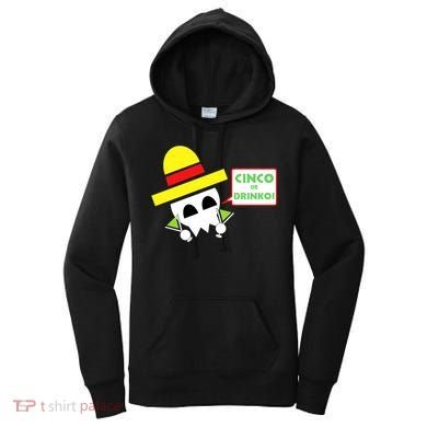 Cinco De Drinko Skull Cinco De Mayo Women's Hoodie