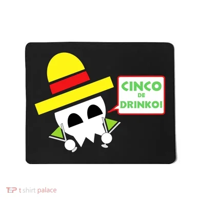 Cinco De Drinko Skull Cinco De Mayo Mousepad