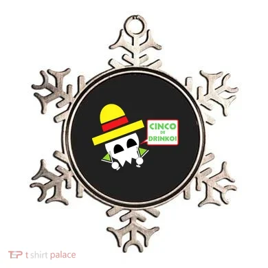 Cinco De Drinko Skull Cinco De Mayo Ornament