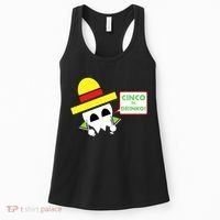 Cinco De Drinko Skull Cinco De Mayo Women's Tank Top thumb 0