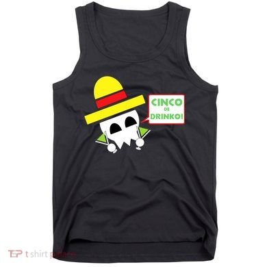 Cinco De Drinko Skull Cinco De Mayo Tank Top