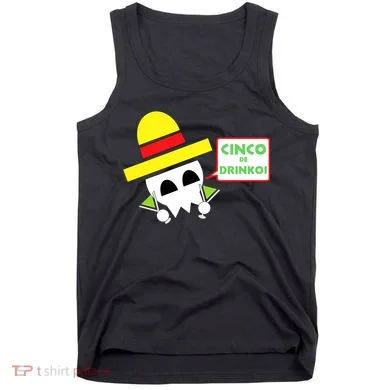 Cinco De Drinko Skull Cinco De Mayo Tank Top