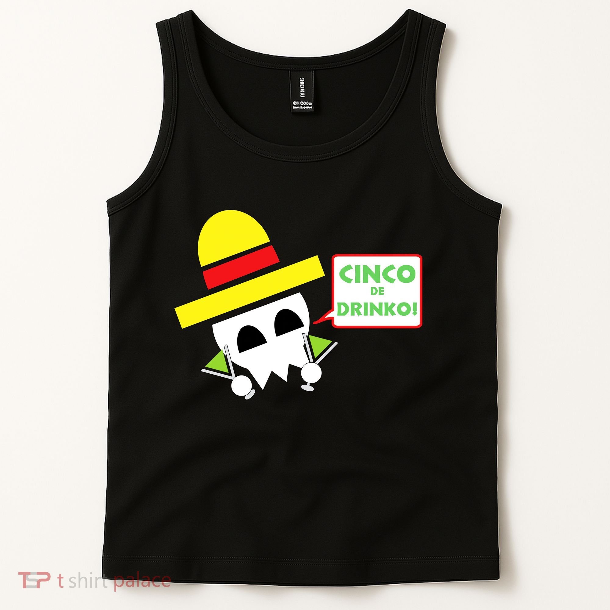 Cinco De Drinko Skull Cinco De Mayo Tank Top