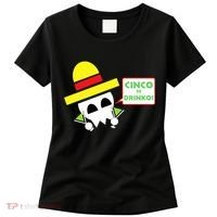 Cinco De Drinko Skull Cinco De Mayo Women's T-Shirt thumb 0