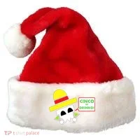 Cinco De Drinko Skull Cinco De Mayo Santa Hat thumb 0