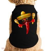 Cinco De Mayo Chili Pepper Dancing Moustache Mexican Doggie Tank thumb 0