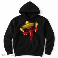 Cinco De Mayo Chili Pepper Dancing Moustache Mexican Hoodie thumb 0