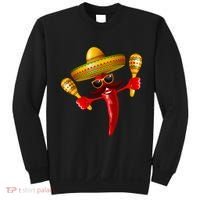 Cinco De Mayo Chili Pepper Dancing Moustache Mexican Sweatshirt thumb 0