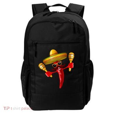 Cinco De Mayo Chili Pepper Dancing Moustache Mexican Backpack