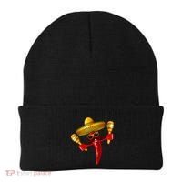 Cinco De Mayo Chili Pepper Dancing Moustache Mexican Beanie thumb 0