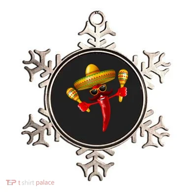 Cinco De Mayo Chili Pepper Dancing Moustache Mexican Ornament